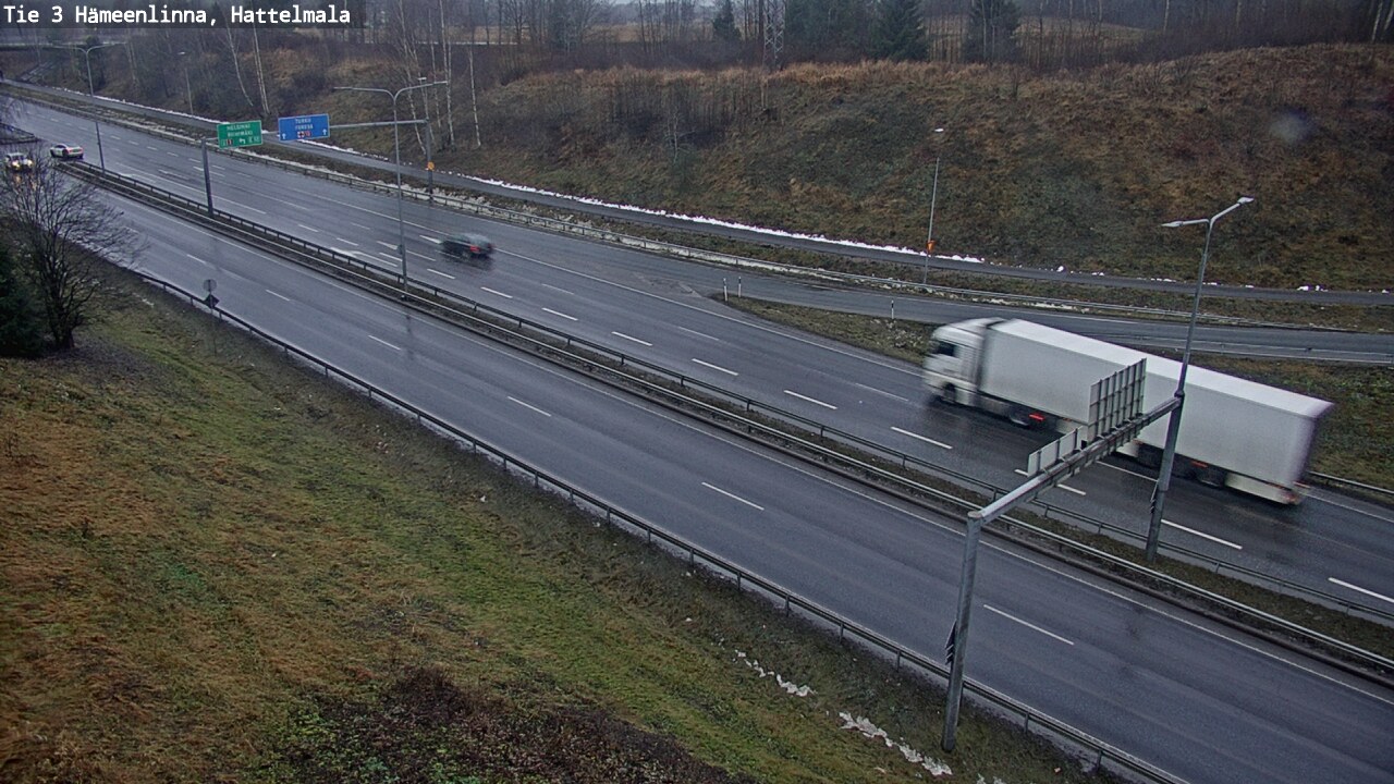 Weather Camera Image Road 3 Hämeenlinna, Hattelmala, Hämeenlinna, Kanta-Häme