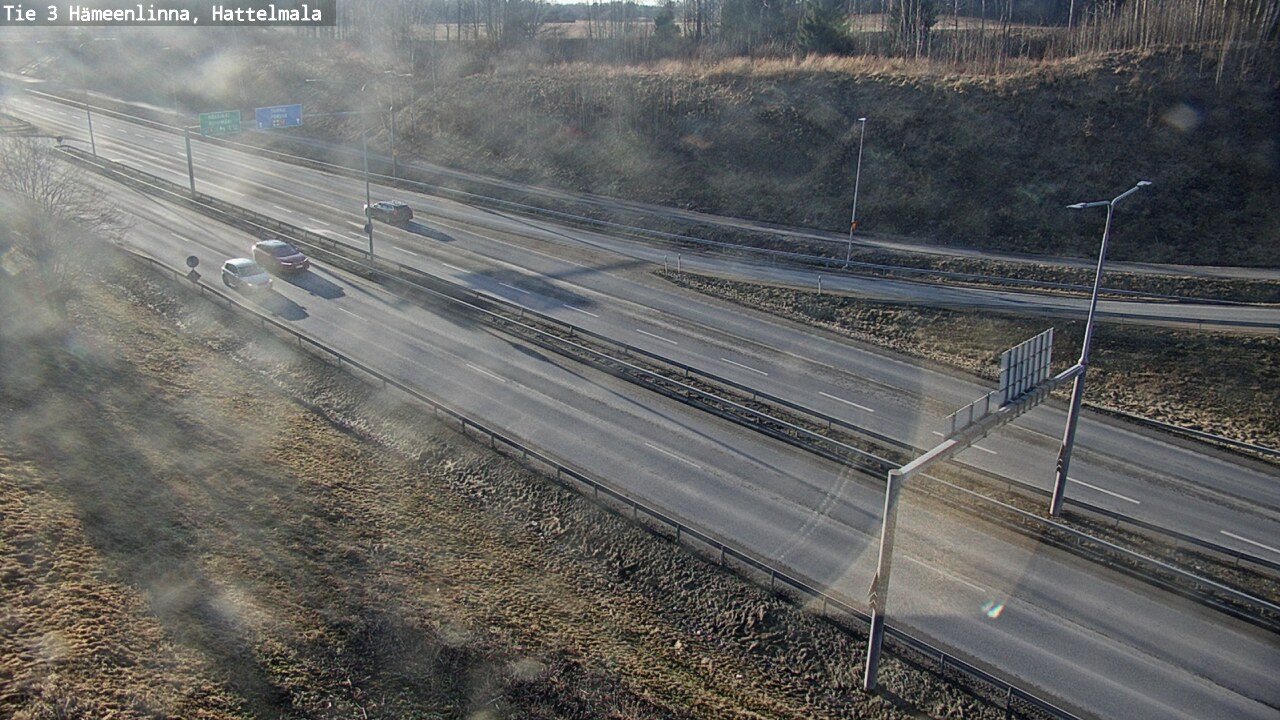 Weather Camera Image Väg 3 Tavastehus, Hattelmala, Hämeenlinna, Kanta-Häme