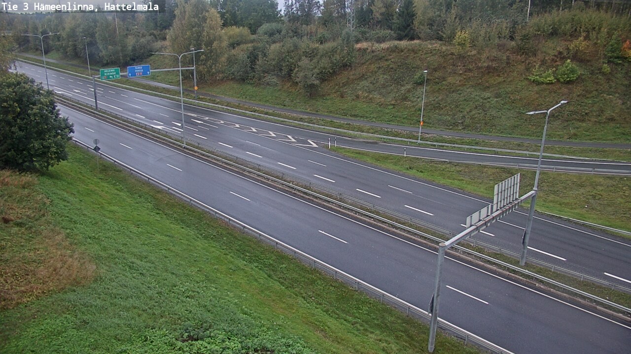 Weather Camera Image Road 3 Hämeenlinna, Hattelmala, Hämeenlinna, Kanta-Häme