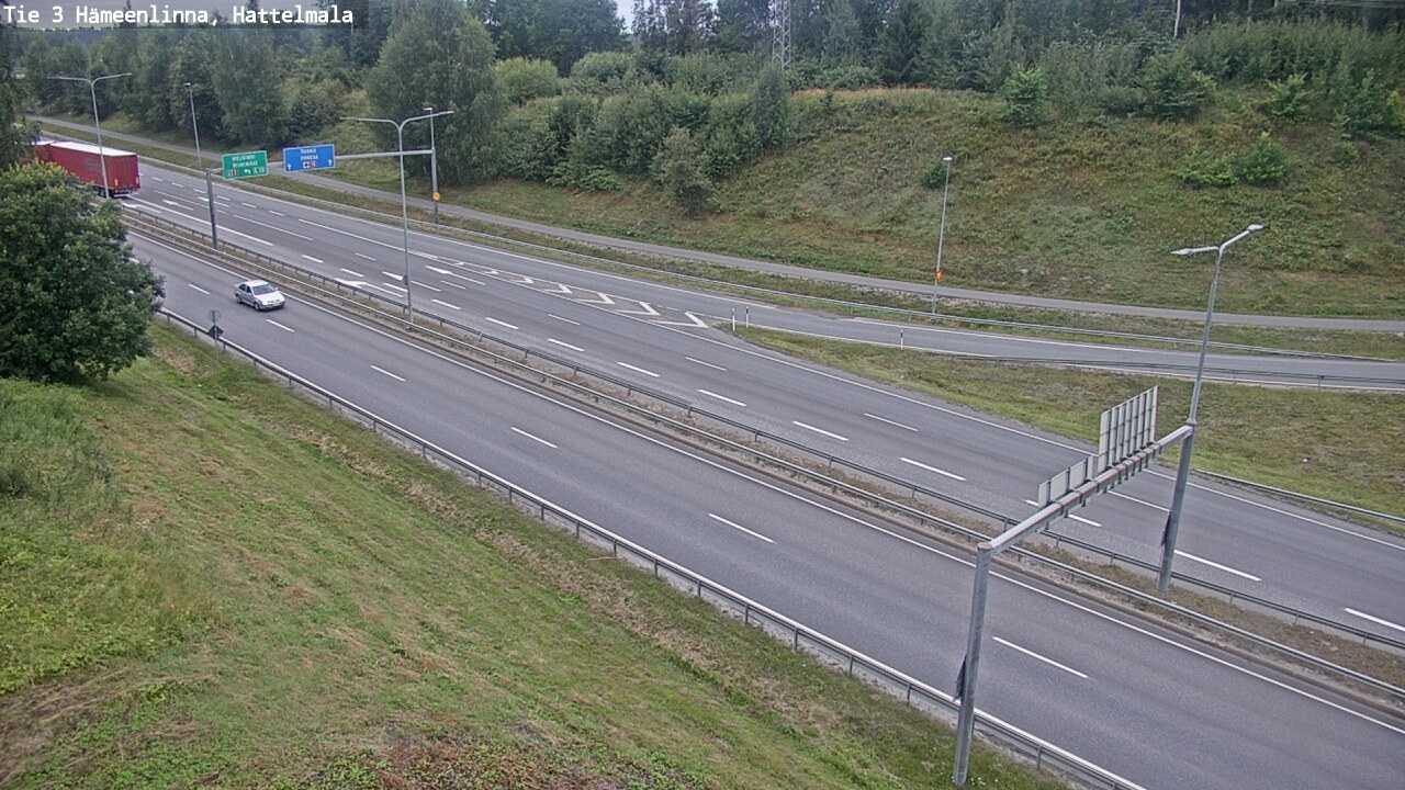 Weather Camera Image Väg 3 Tavastehus, Hattelmala, Hämeenlinna, Kanta-Häme