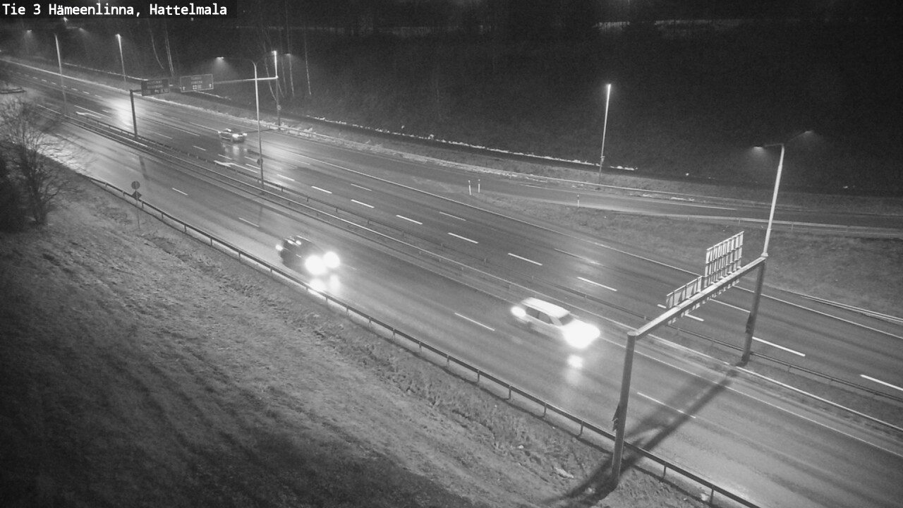 Weather Camera Image Road 3 Hämeenlinna, Hattelmala, Hämeenlinna, Kanta-Häme