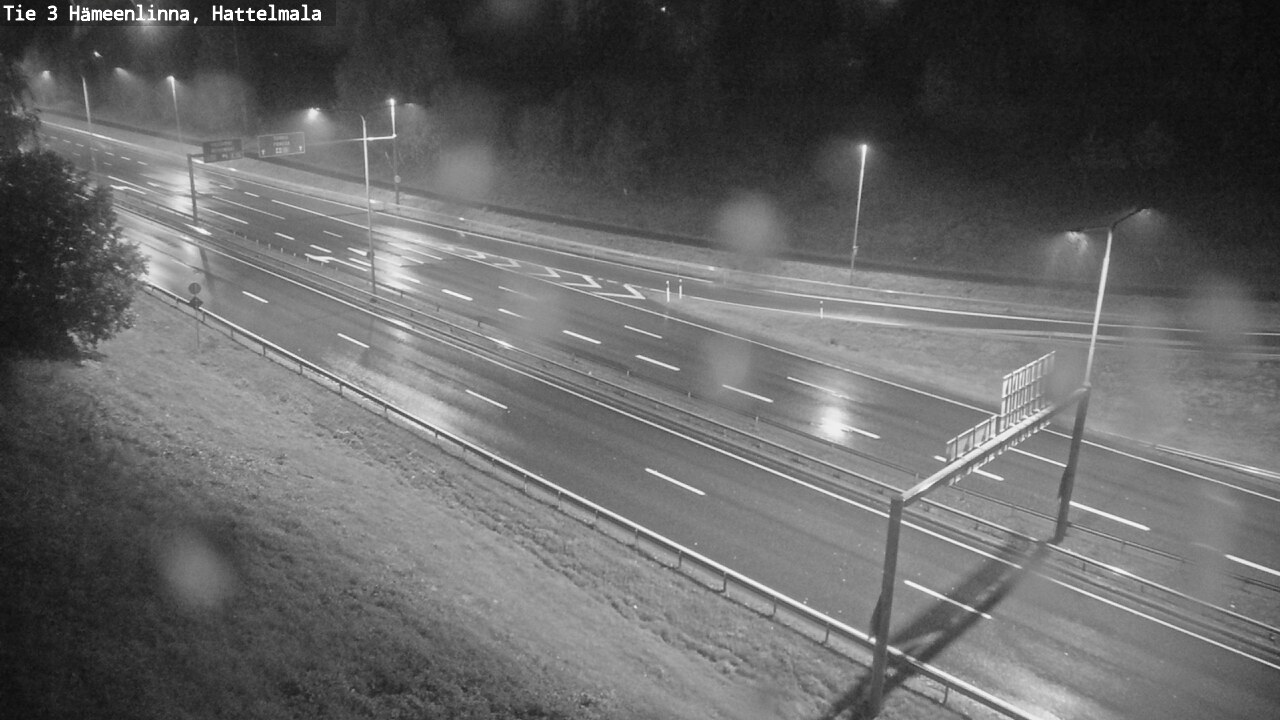 Weather Camera Image Road 3 Hämeenlinna, Hattelmala, Hämeenlinna, Kanta-Häme