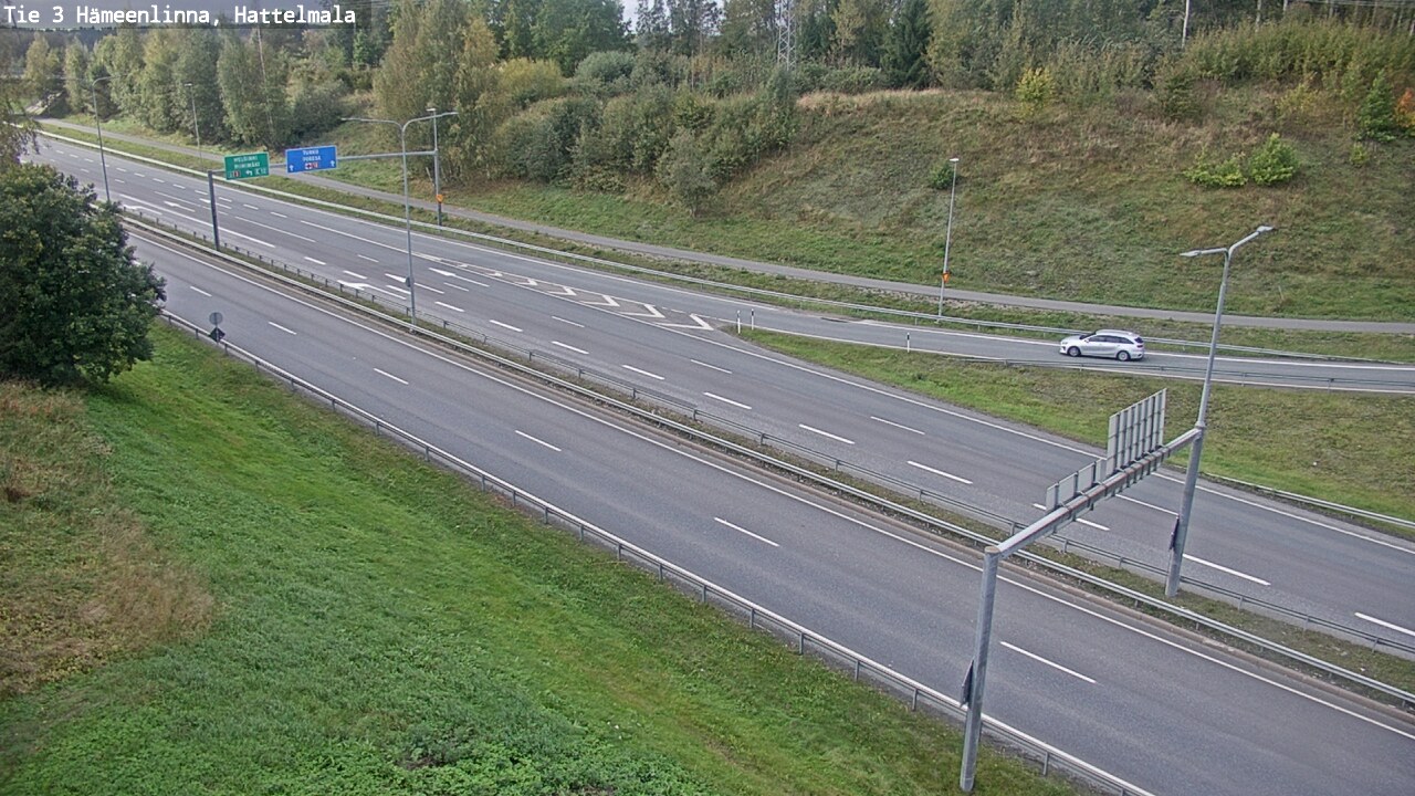 Weather Camera Image Road 3 Hämeenlinna, Hattelmala, Hämeenlinna, Kanta-Häme