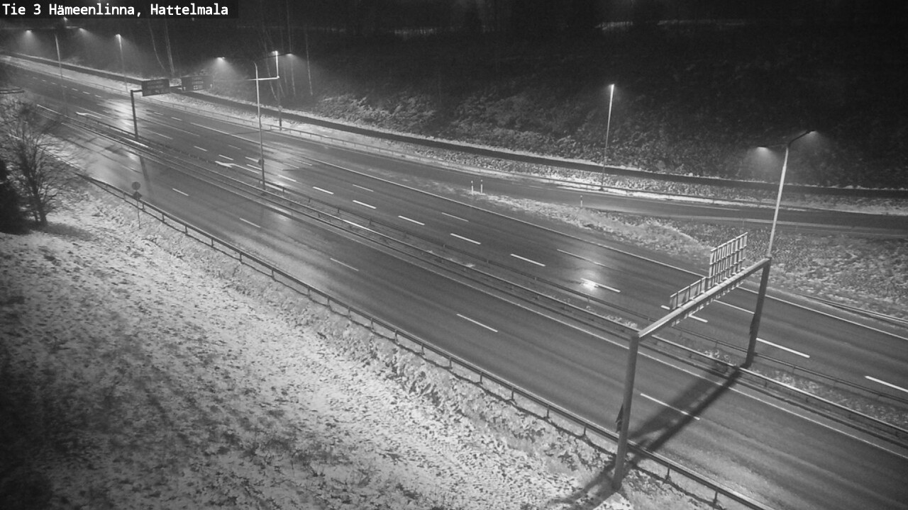 Weather Camera Image Väg 3 Tavastehus, Hattelmala, Hämeenlinna, Kanta-Häme