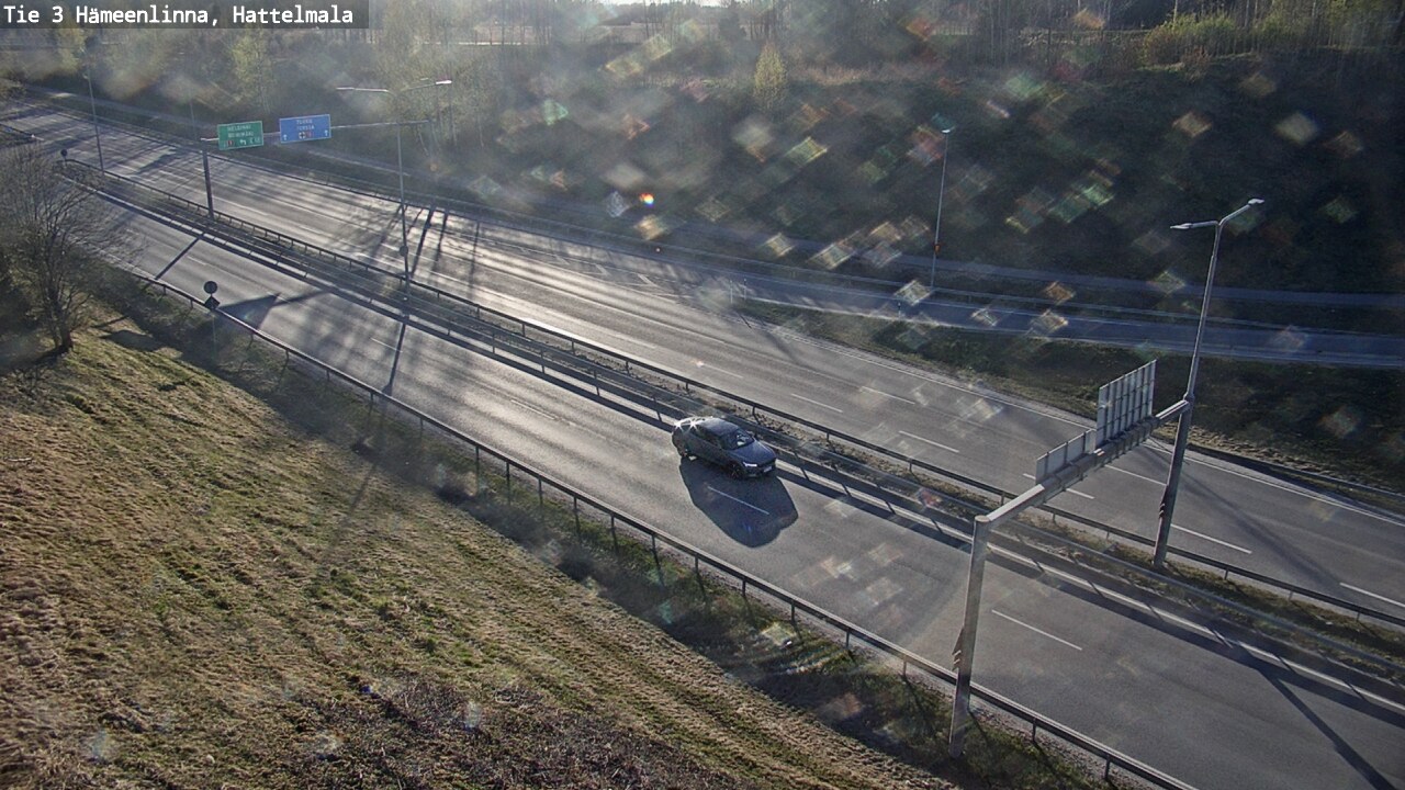 Weather Camera Image Road 3 Hämeenlinna, Hattelmala, Hämeenlinna, Kanta-Häme
