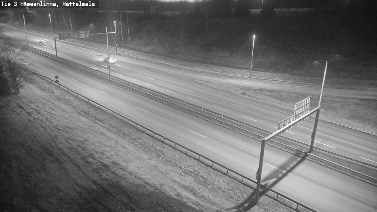 Weather Camera Image Road 3 Hämeenlinna, Hattelmala, Hämeenlinna, Kanta-Häme
