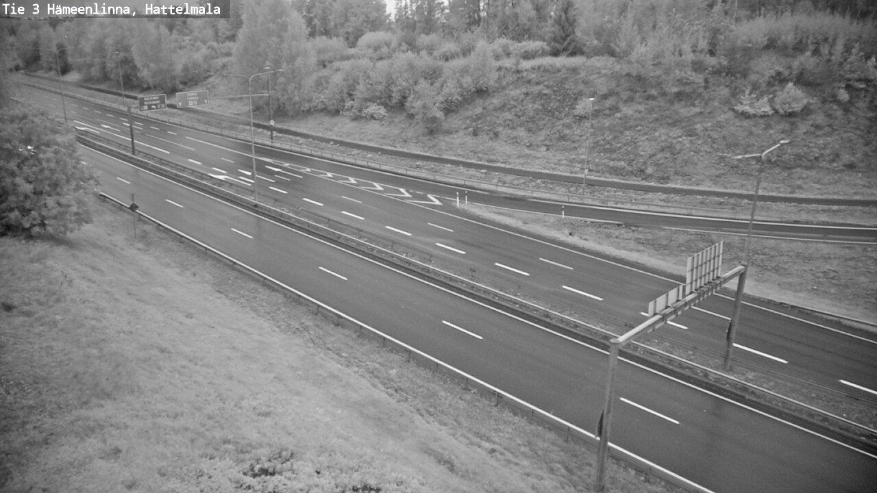 Weather Camera Image Road 3 Hämeenlinna, Hattelmala, Hämeenlinna, Kanta-Häme