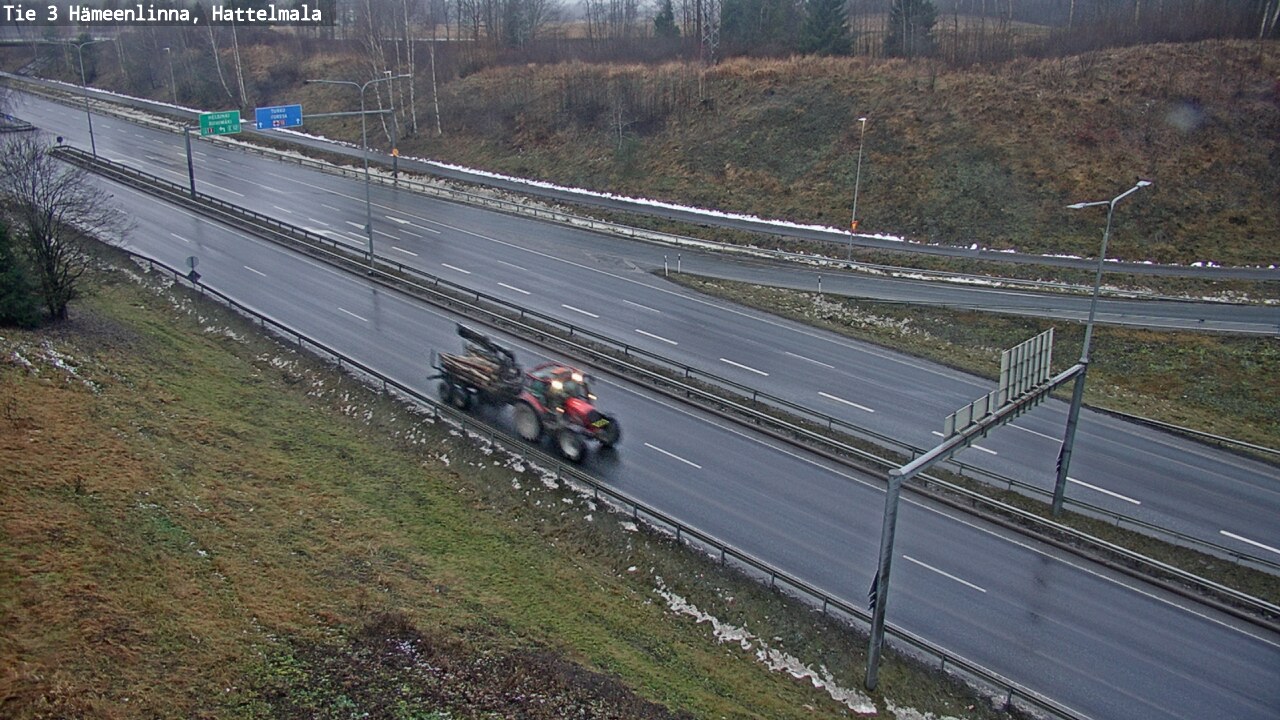 Weather Camera Image Väg 3 Tavastehus, Hattelmala, Hämeenlinna, Kanta-Häme
