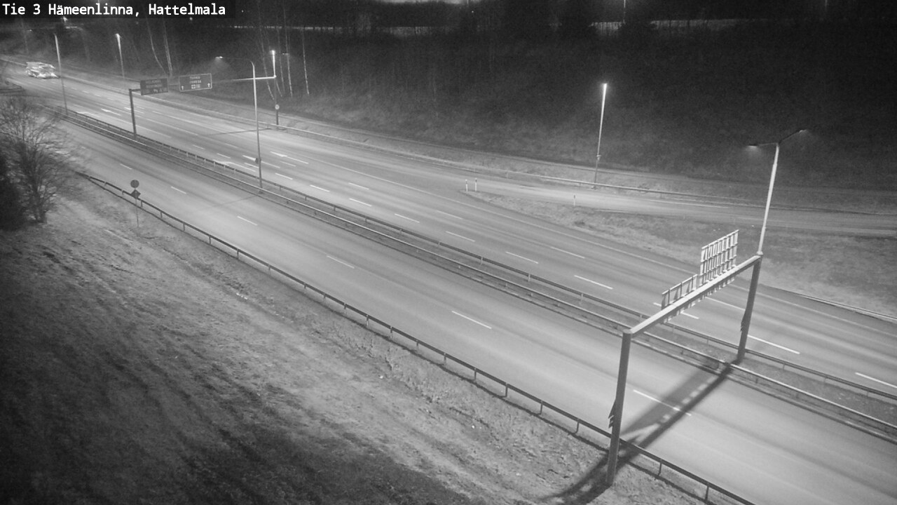 Weather Camera Image Road 3 Hämeenlinna, Hattelmala, Hämeenlinna, Kanta-Häme
