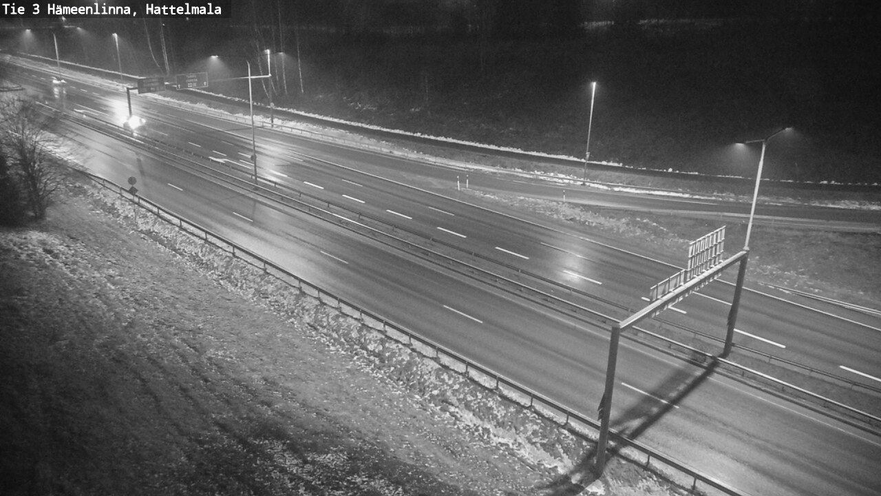 Weather Camera Image Väg 3 Tavastehus, Hattelmala, Hämeenlinna, Kanta-Häme