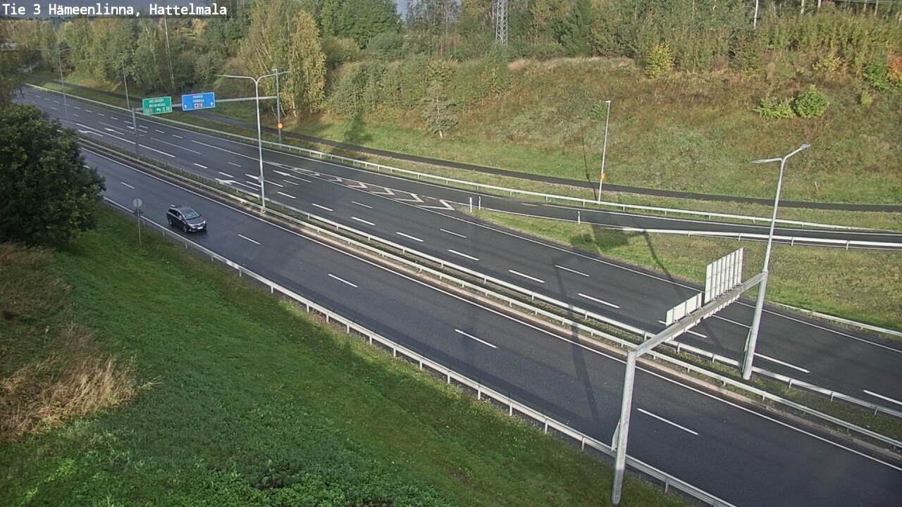 Weather Camera Image Road 3 Hämeenlinna, Hattelmala, Hämeenlinna, Kanta-Häme
