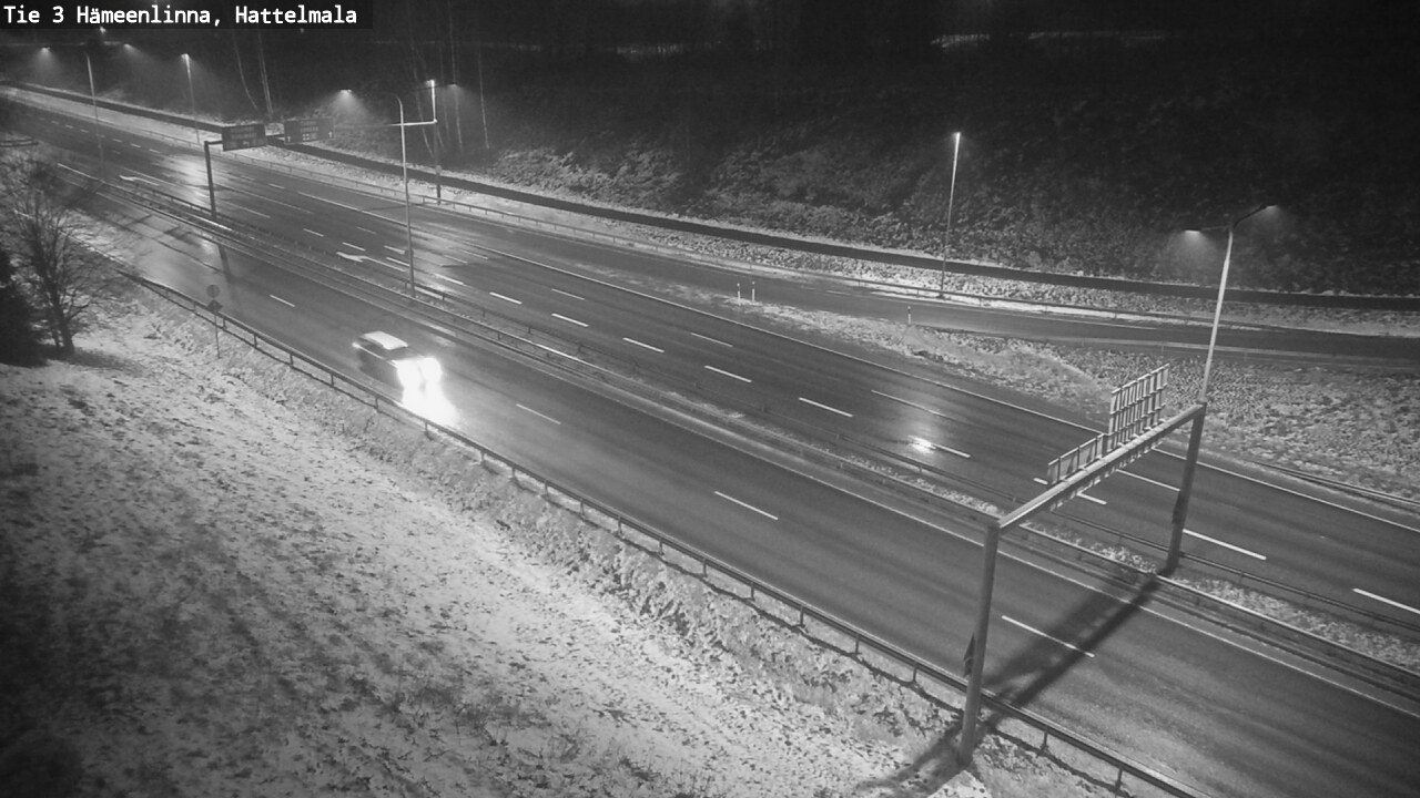 Weather Camera Image Väg 3 Tavastehus, Hattelmala, Hämeenlinna, Kanta-Häme