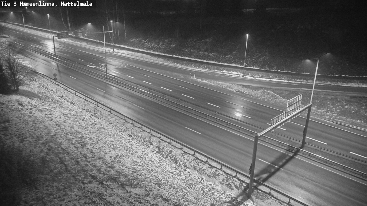 Weather Camera Image Väg 3 Tavastehus, Hattelmala, Hämeenlinna, Kanta-Häme