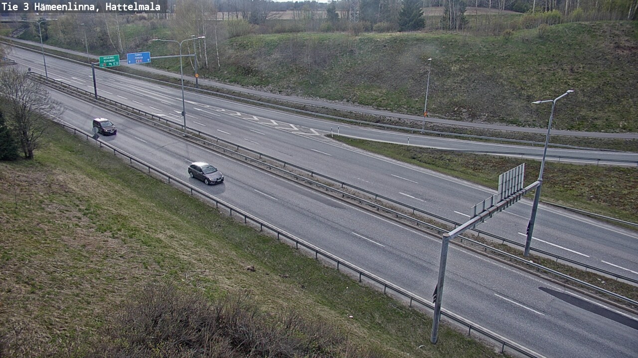 Weather Camera Image Väg 3 Tavastehus, Hattelmala, Hämeenlinna, Kanta-Häme