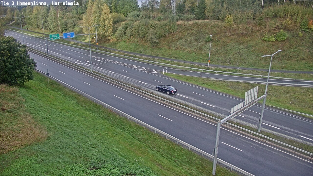 Weather Camera Image Road 3 Hämeenlinna, Hattelmala, Hämeenlinna, Kanta-Häme