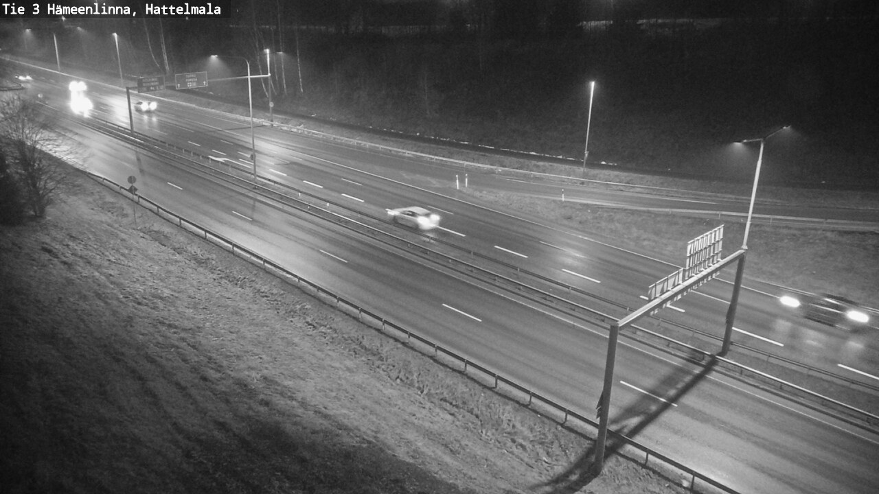 Weather Camera Image Road 3 Hämeenlinna, Hattelmala, Hämeenlinna, Kanta-Häme