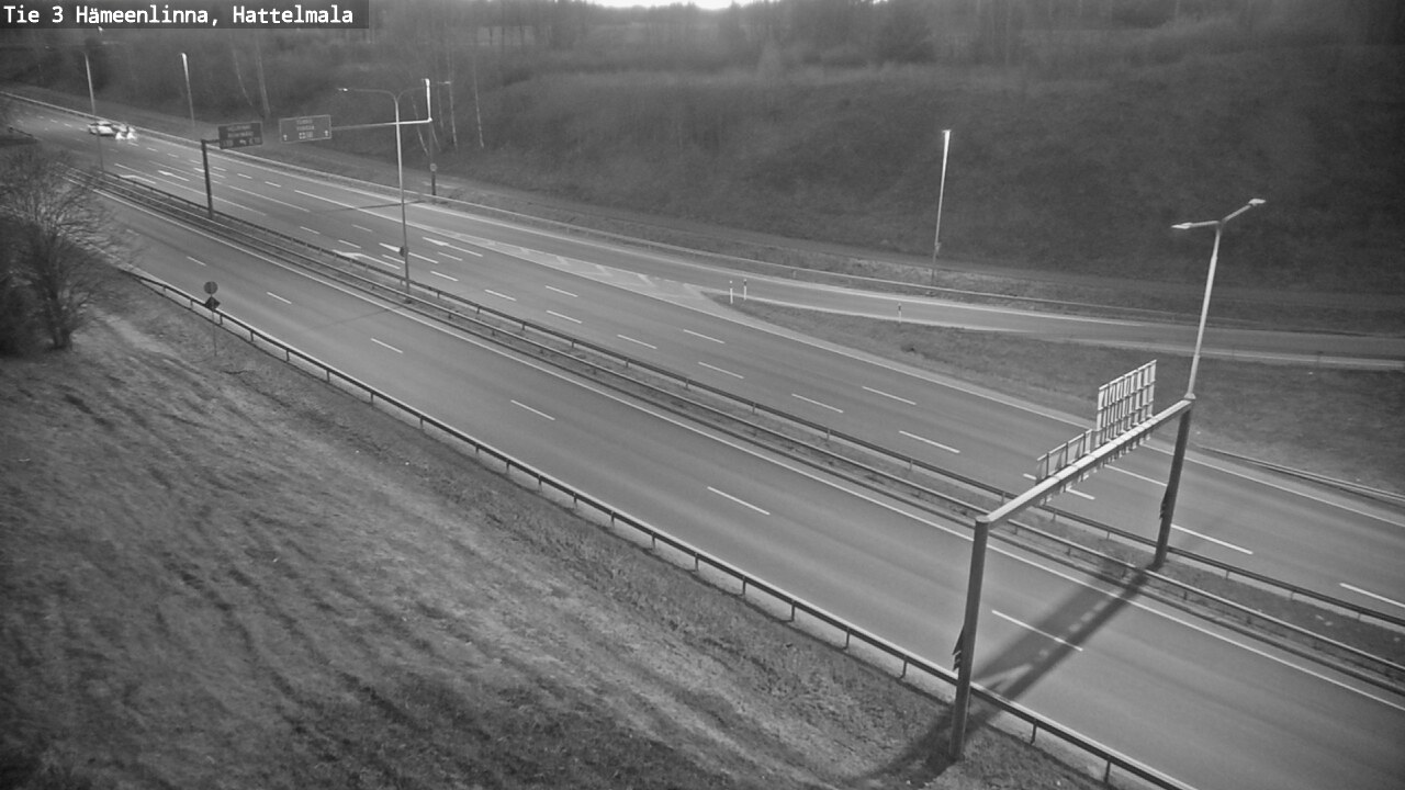 Weather Camera Image Road 3 Hämeenlinna, Hattelmala, Hämeenlinna, Kanta-Häme