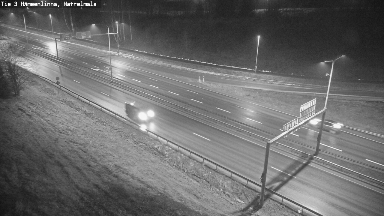 Weather Camera Image Road 3 Hämeenlinna, Hattelmala, Hämeenlinna, Kanta-Häme