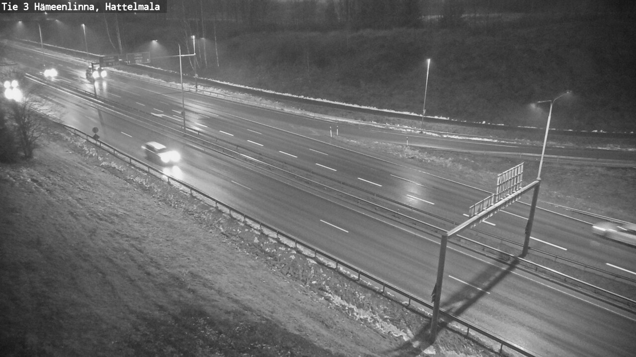 Weather Camera Image Väg 3 Tavastehus, Hattelmala, Hämeenlinna, Kanta-Häme