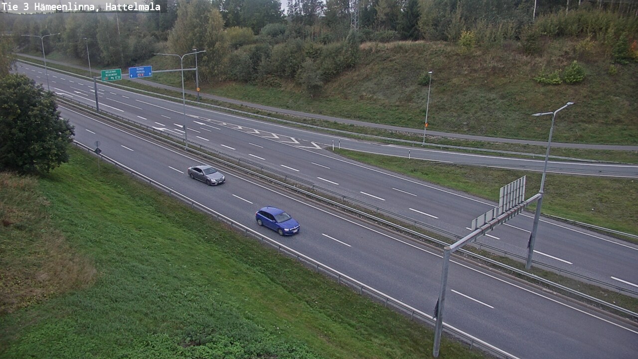 Weather Camera Image Road 3 Hämeenlinna, Hattelmala, Hämeenlinna, Kanta-Häme