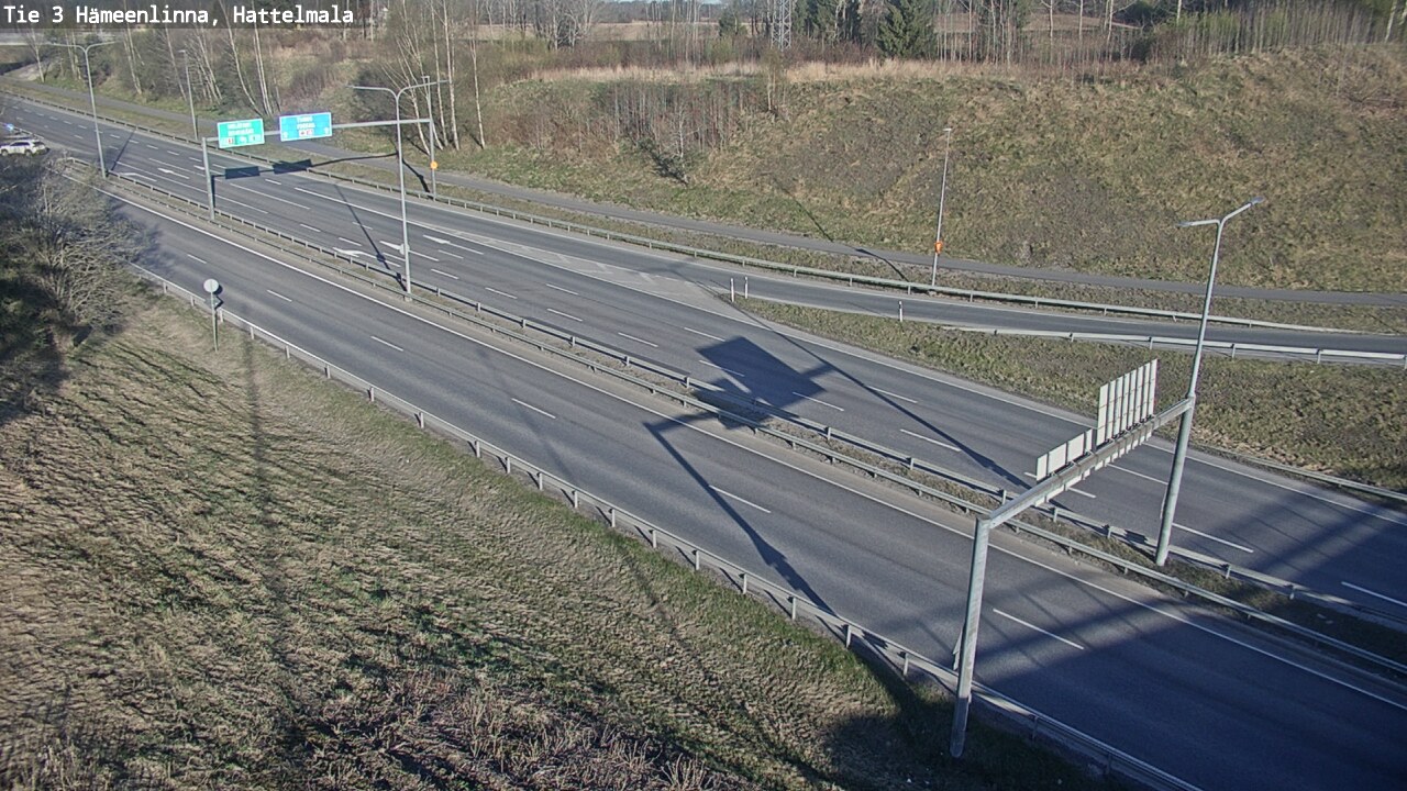 Weather Camera Image Väg 3 Tavastehus, Hattelmala, Hämeenlinna, Kanta-Häme