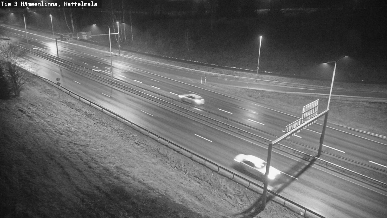 Weather Camera Image Road 3 Hämeenlinna, Hattelmala, Hämeenlinna, Kanta-Häme