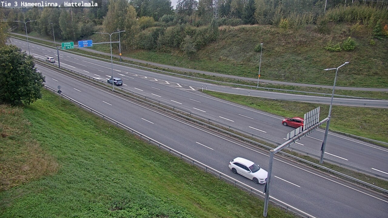 Weather Camera Image Road 3 Hämeenlinna, Hattelmala, Hämeenlinna, Kanta-Häme