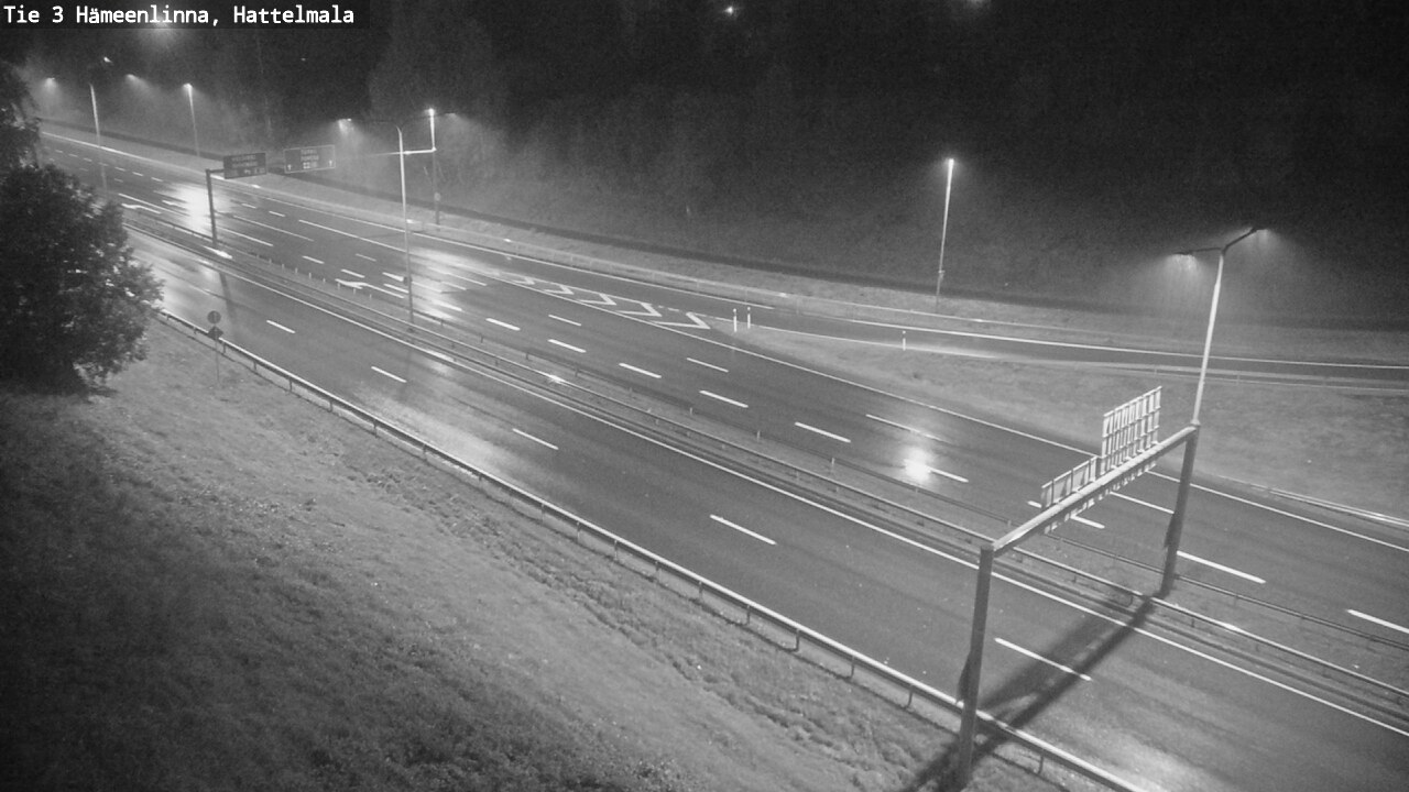 Weather Camera Image Road 3 Hämeenlinna, Hattelmala, Hämeenlinna, Kanta-Häme