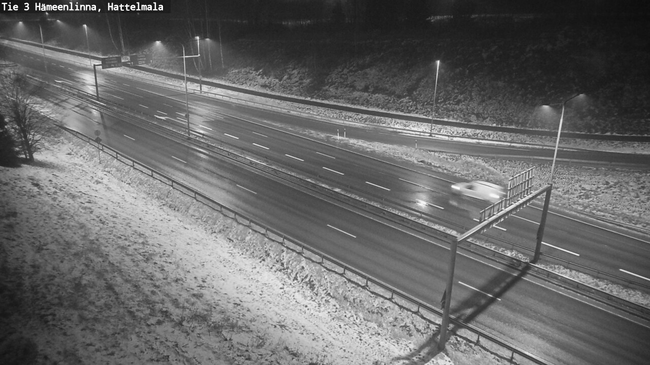 Weather Camera Image Väg 3 Tavastehus, Hattelmala, Hämeenlinna, Kanta-Häme