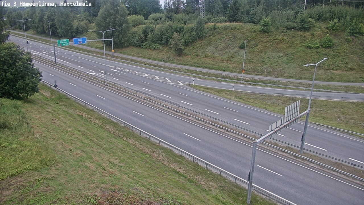 Weather Camera Image Road 3 Hämeenlinna, Hattelmala, Hämeenlinna, Kanta-Häme