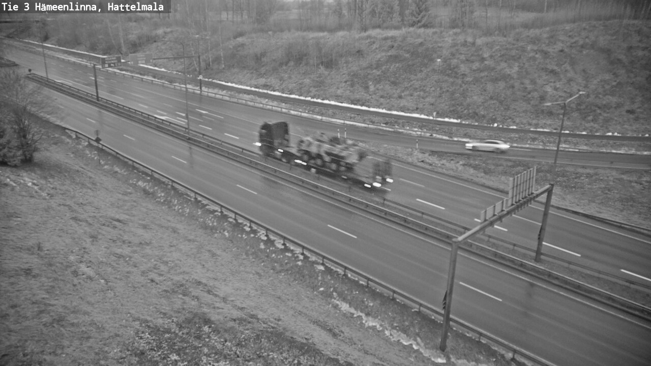 Weather Camera Image Väg 3 Tavastehus, Hattelmala, Hämeenlinna, Kanta-Häme