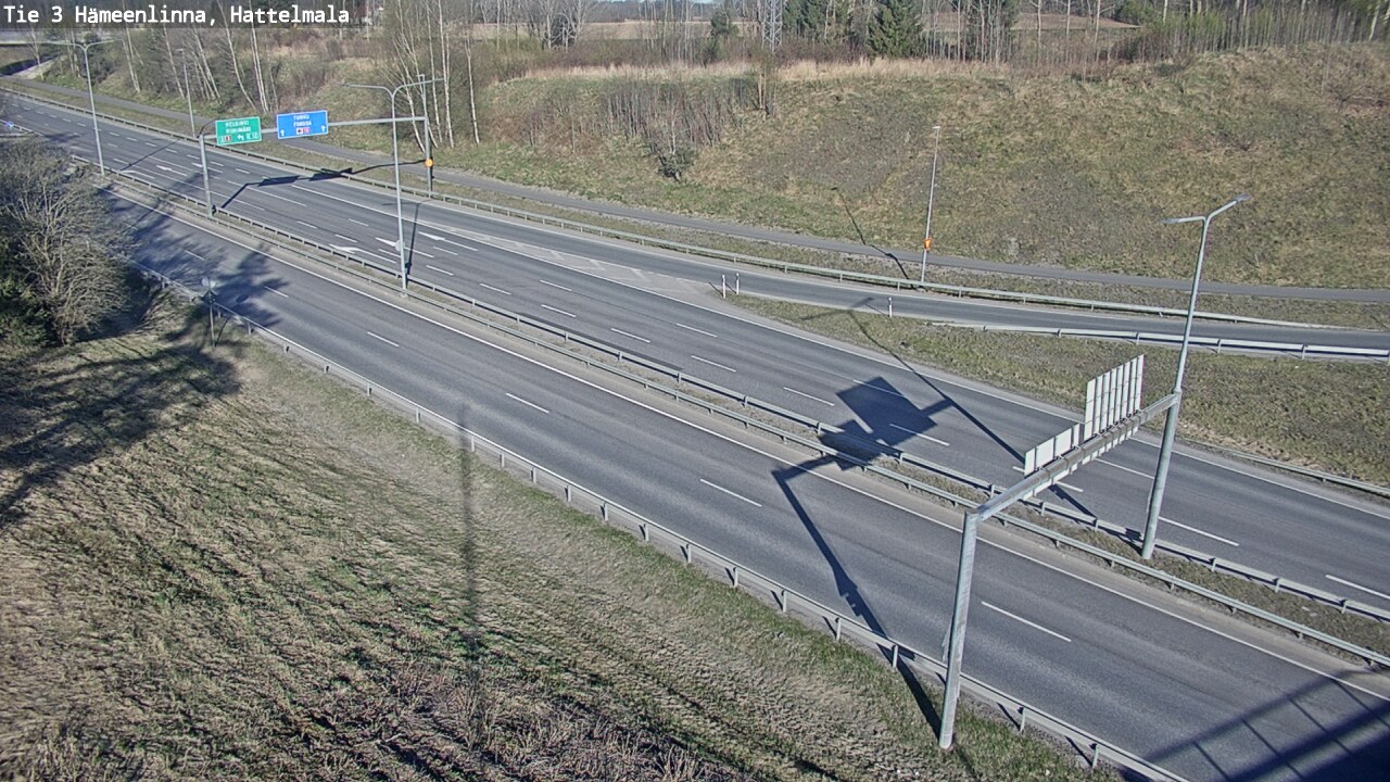 Kelikamerat Kuva Tie 3 Hämeenlinna, Hattelmala, Hämeenlinna, Kanta-Häme