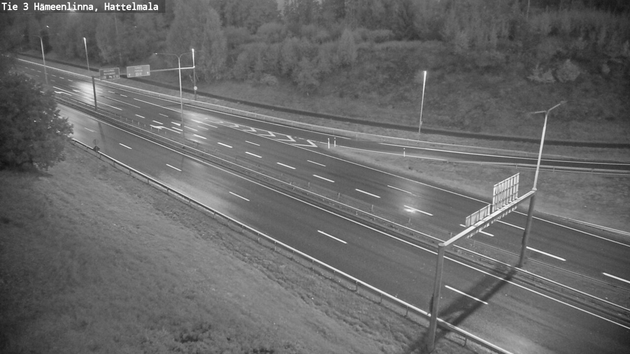 Weather Camera Image Road 3 Hämeenlinna, Hattelmala, Hämeenlinna, Kanta-Häme