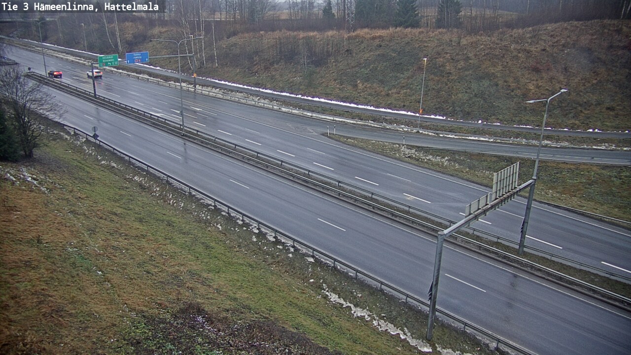 Weather Camera Image Väg 3 Tavastehus, Hattelmala, Hämeenlinna, Kanta-Häme