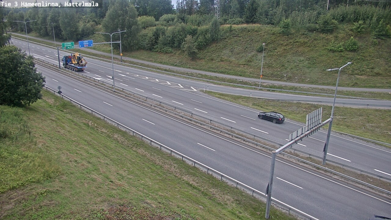 Weather Camera Image Road 3 Hämeenlinna, Hattelmala, Hämeenlinna, Kanta-Häme