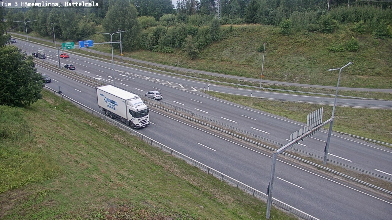 Weather Camera Image Road 3 Hämeenlinna, Hattelmala, Hämeenlinna, Kanta-Häme