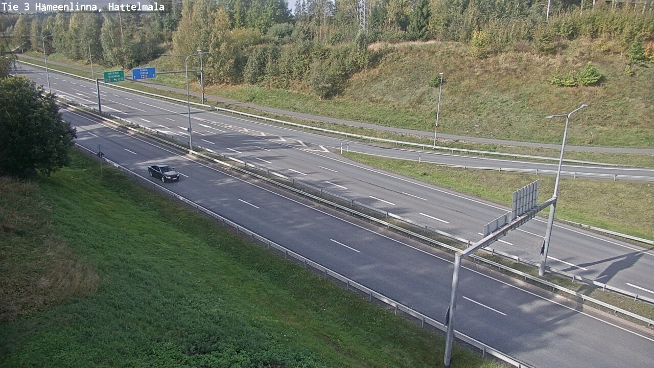 Weather Camera Image Road 3 Hämeenlinna, Hattelmala, Hämeenlinna, Kanta-Häme