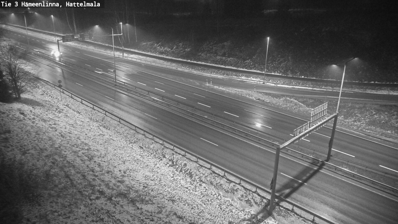 Weather Camera Image Väg 3 Tavastehus, Hattelmala, Hämeenlinna, Kanta-Häme