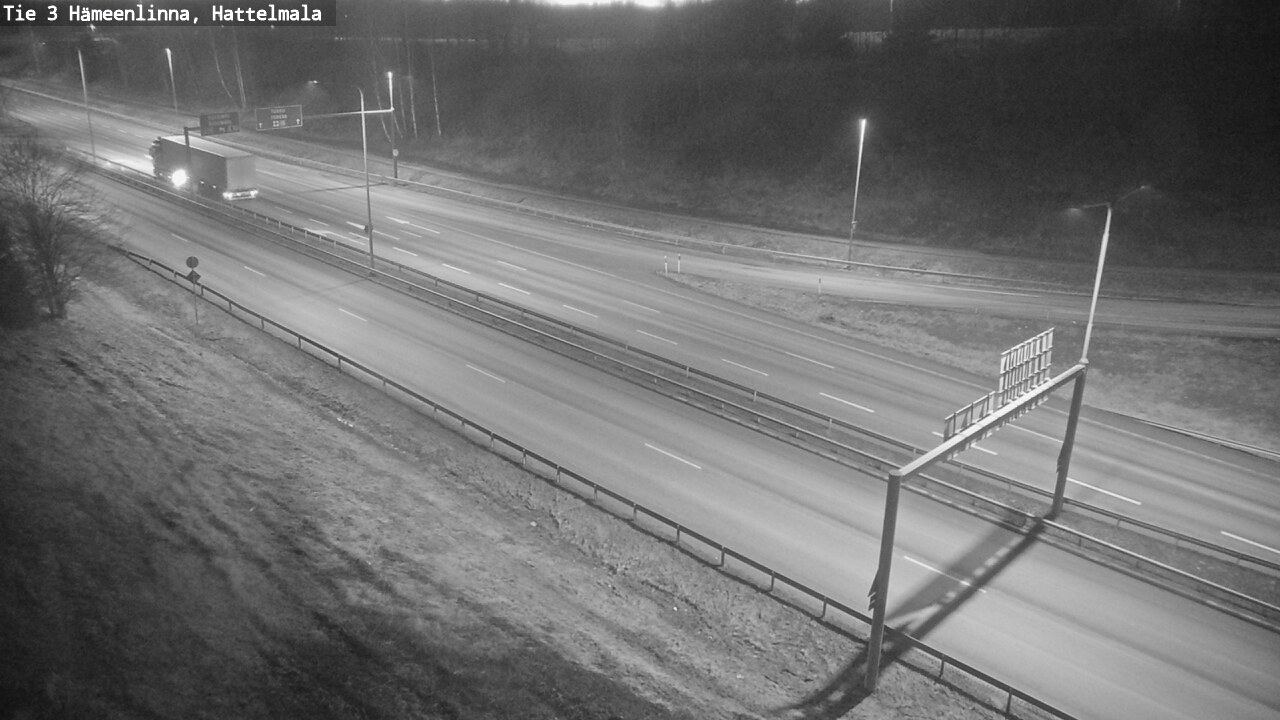 Weather Camera Image Road 3 Hämeenlinna, Hattelmala, Hämeenlinna, Kanta-Häme