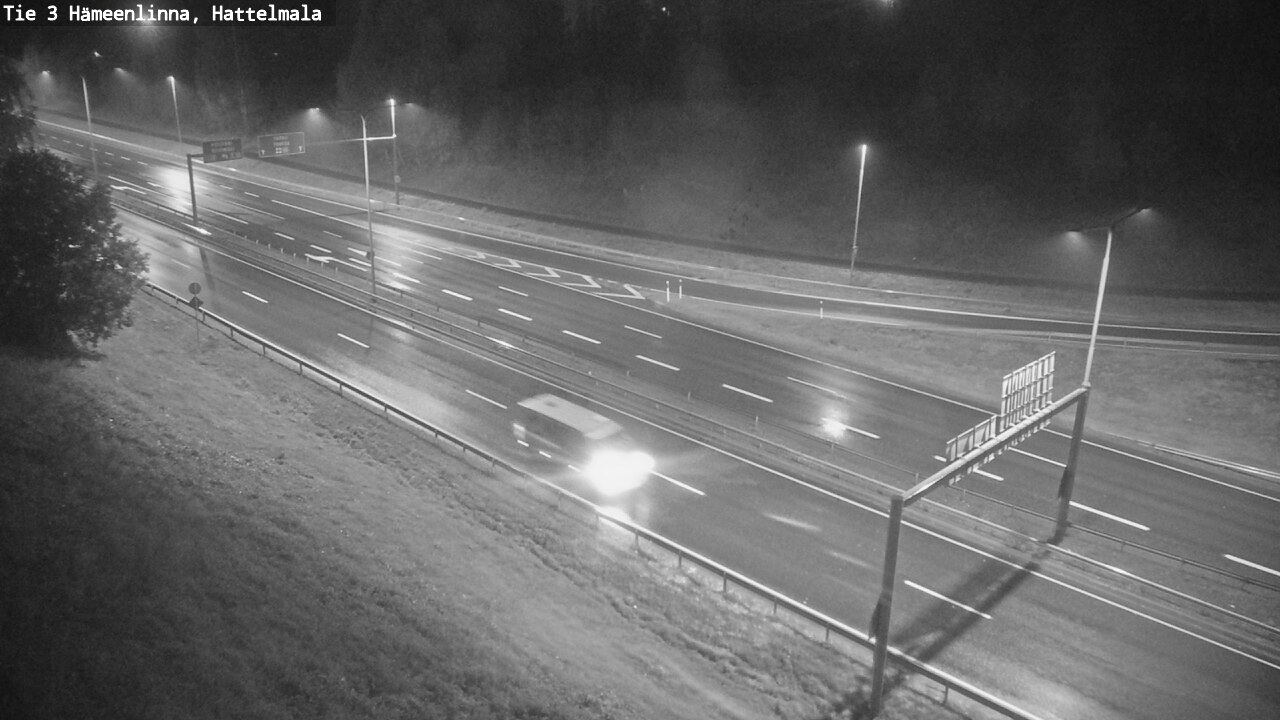 Weather Camera Image Road 3 Hämeenlinna, Hattelmala, Hämeenlinna, Kanta-Häme