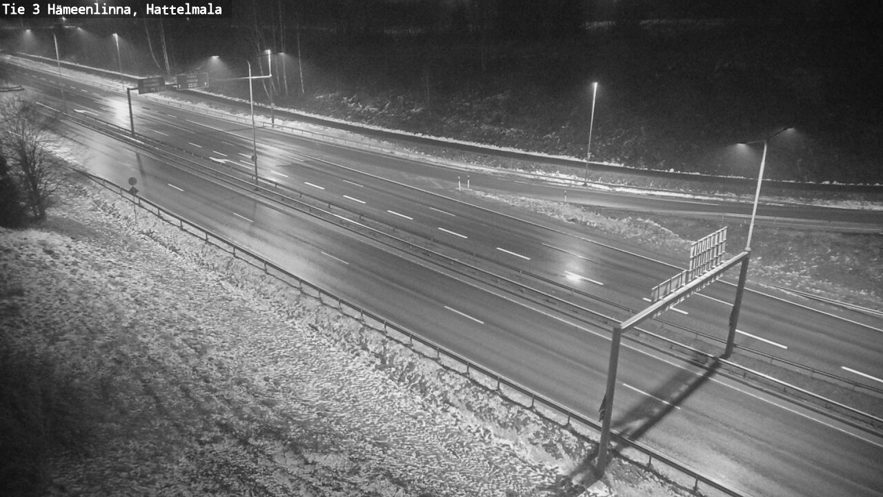 Weather Camera Image Väg 3 Tavastehus, Hattelmala, Hämeenlinna, Kanta-Häme