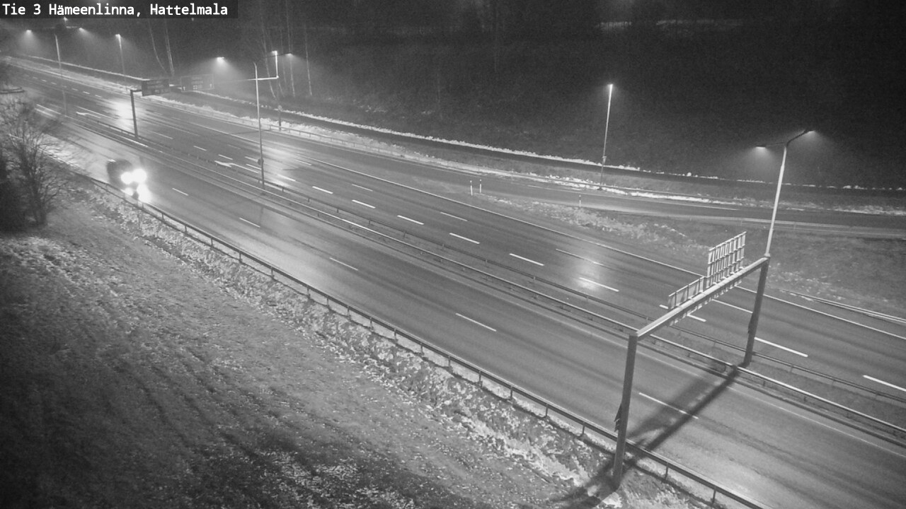 Weather Camera Image Väg 3 Tavastehus, Hattelmala, Hämeenlinna, Kanta-Häme