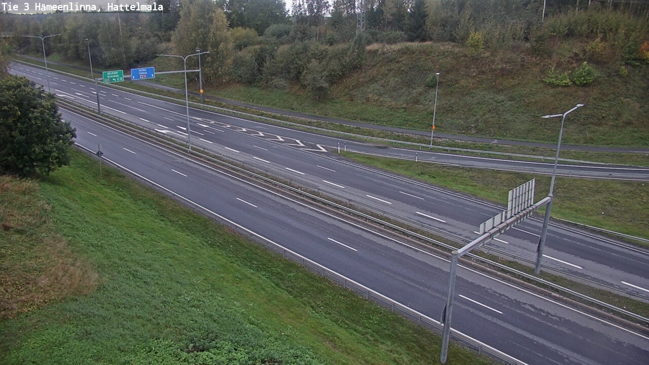 Weather Camera Image Road 3 Hämeenlinna, Hattelmala, Hämeenlinna, Kanta-Häme