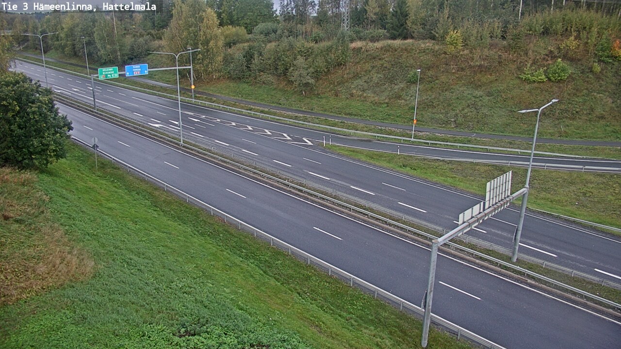 Weather Camera Image Road 3 Hämeenlinna, Hattelmala, Hämeenlinna, Kanta-Häme