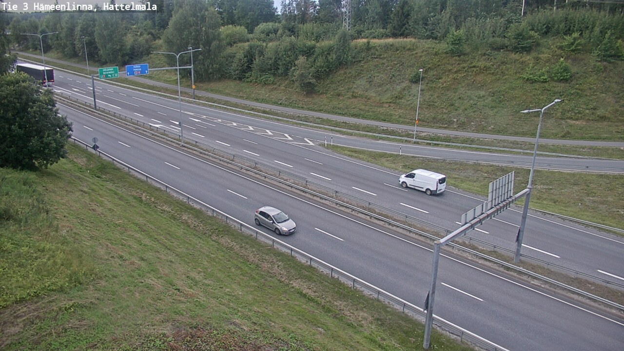 Weather Camera Image Väg 3 Tavastehus, Hattelmala, Hämeenlinna, Kanta-Häme