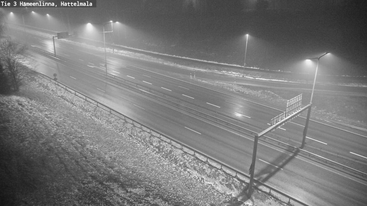 Weather Camera Image Väg 3 Tavastehus, Hattelmala, Hämeenlinna, Kanta-Häme