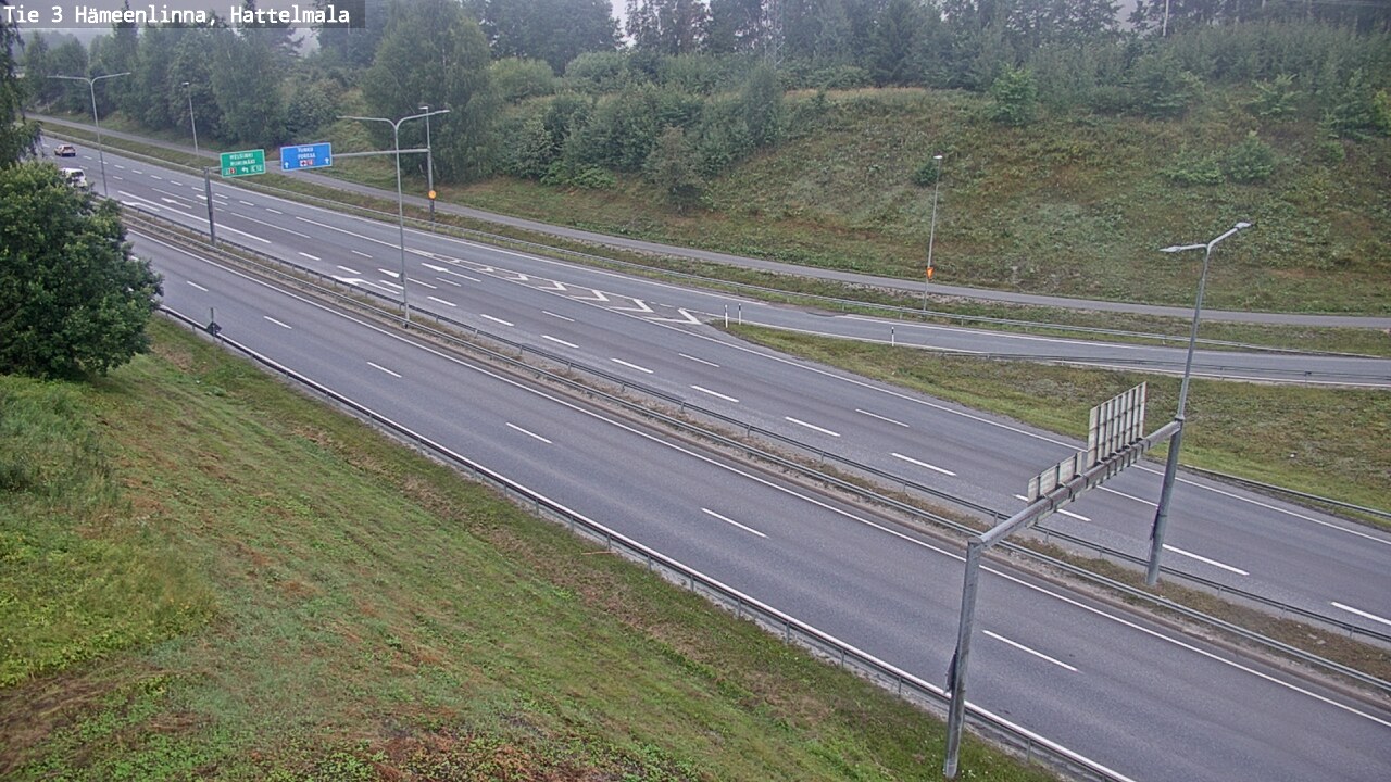 Weather Camera Image Road 3 Hämeenlinna, Hattelmala, Hämeenlinna, Kanta-Häme
