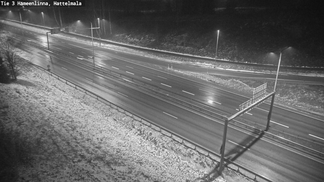 Weather Camera Image Väg 3 Tavastehus, Hattelmala, Hämeenlinna, Kanta-Häme