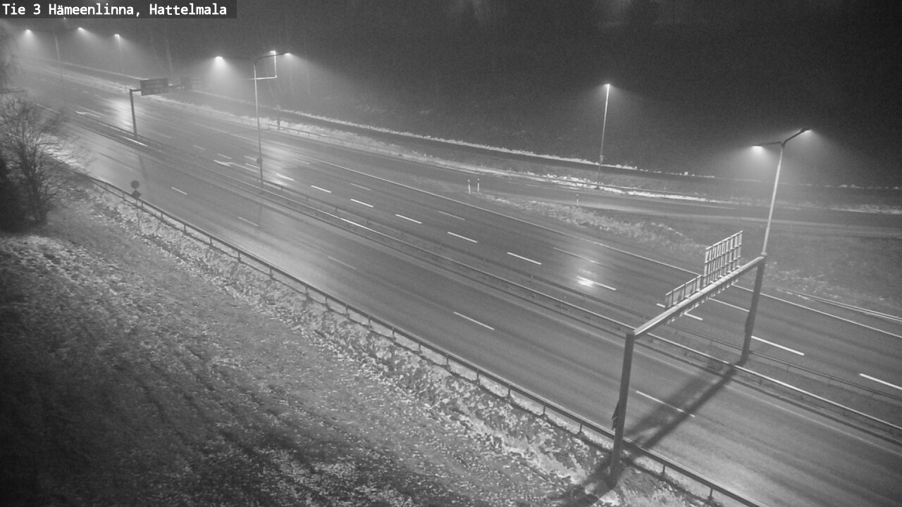 Weather Camera Image Väg 3 Tavastehus, Hattelmala, Hämeenlinna, Kanta-Häme