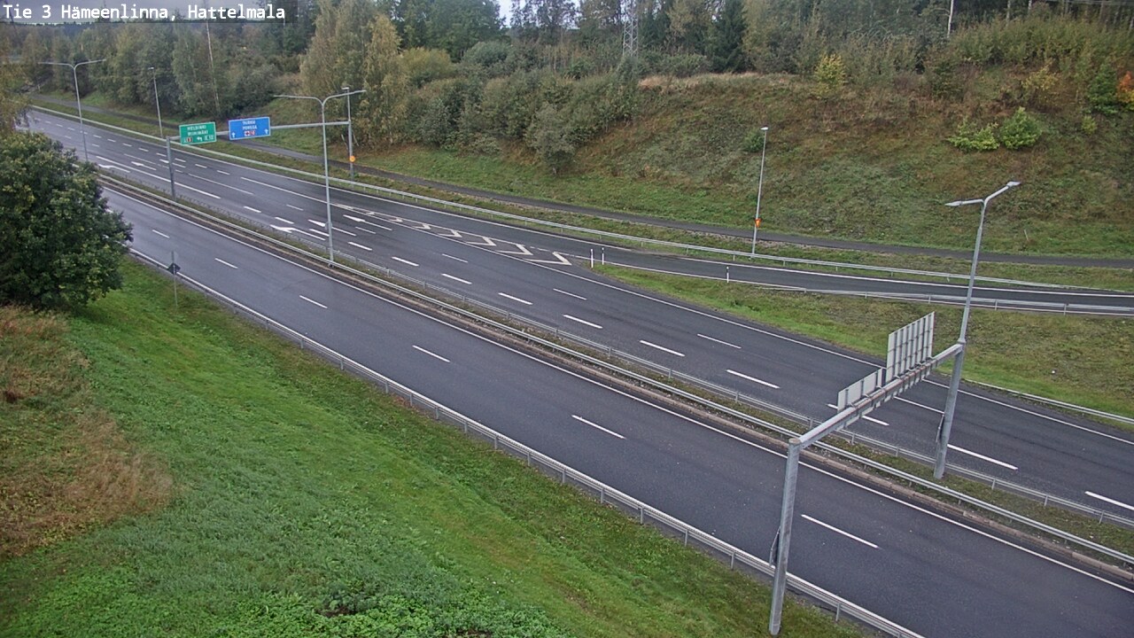 Weather Camera Image Road 3 Hämeenlinna, Hattelmala, Hämeenlinna, Kanta-Häme